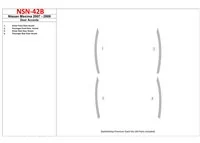 Nissan Maxima 2007-2008 Súprava obloženia dverí Accent interiéru BD Dash - 1