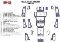 Nissan Murano 2003-2008 Základná súprava interiéru BD Dash Trim Kit - 2 Nissan Murano 2003-2008 Základná súprava interiéru BD Dash Trim Kit - 2