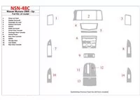 Kompletná súprava Nissan Murano 2009-UP, model LE Interiér BD Dash Trim Kit - 1 Kompletná súprava Nissan Murano 2009-UP, model LE Interiér BD Dash Trim Kit - 1