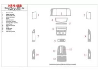Kompletná sada Nissan Murano 2009-UP, model SL Interiér BD Dash Trim Kit - 1 Kompletná sada Nissan Murano 2009-UP, model SL Interiér BD Dash Trim Kit - 1