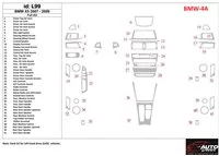BMW X5 2007-2009 Kompletná súprava interiéru BD Dash Trim Kit - 1 BMW X5 2007-2009 Kompletná súprava interiéru BD Dash Trim Kit - 1