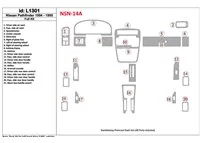 Nissan Pathfinder 1994-1995 Kompletná sada, 21 dielov Súprava interiéru BD Dash Trim Kit - 1 Nissan Pathfinder 1994-1995 Kompletná sada, 21 dielov Súprava interiéru BD Dash Trim Kit - 1
