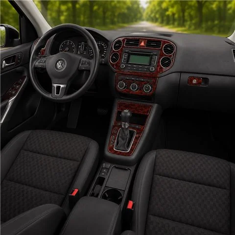 Volkswagen Tiguan 2010+ kompletná sada, Automatic AC Control 3D dekor palubnej dosky
