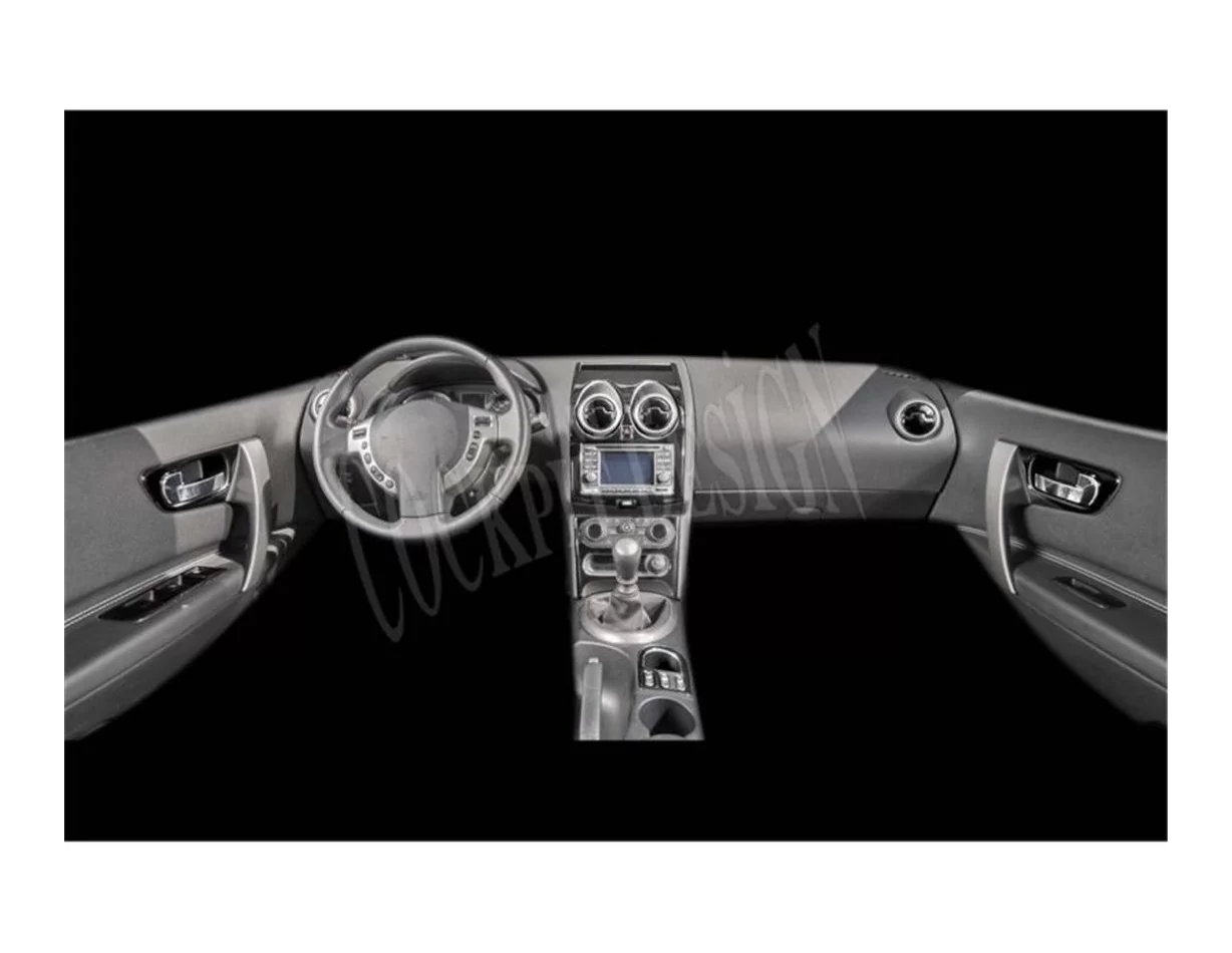 Nissan Qashqa? 01.2013 Súprava obloženia palubnej dosky 3D interiéru 21 dielov - 1