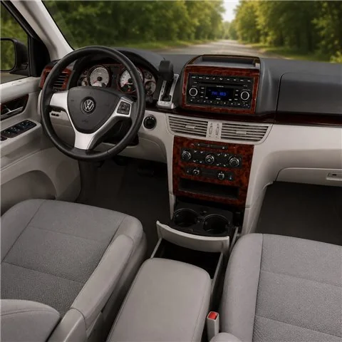 Volkswagen Routan 2009+ kompletná sada,Automatic AC 3D dekor palubnej dosky