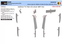 BMW X5 E70 2009-2014 Hlavná súprava interiéru BD Dash Trim Kit 19ks - 1 BMW X5 E70 2009-2014 Hlavná súprava interiéru BD Dash Trim Kit 19ks - 1