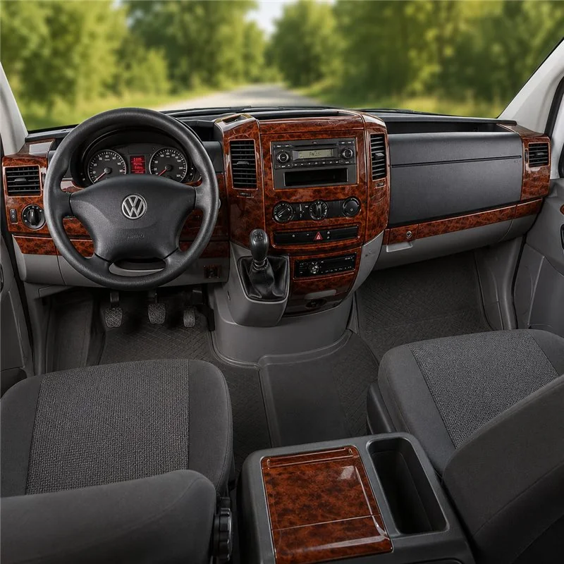 Volkswagen Crafter 2006+ 3D dekor palubnej dosky, 40 dielov