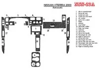 Nissan Xterra 2000-2000 Automatická prevodovka Sada 22 dielov Interiér Súprava obloženia palubnej dosky BD - 1 Nissan Xterra 2000-2000 Automatická prevodovka Sada 22 dielov Interiér Súprava obloženia palubnej dosky BD - 1