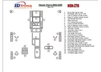 Nissan Xterra 2005-2008 Základná súprava interiéru BD Dash Trim Kit - 1 Nissan Xterra 2005-2008 Základná súprava interiéru BD Dash Trim Kit - 1