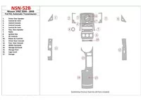 Nissan Z350 2006-2008 Kompletná súprava interiéru s automatickou prevodovkou BD Dash Trim Kit - 1
