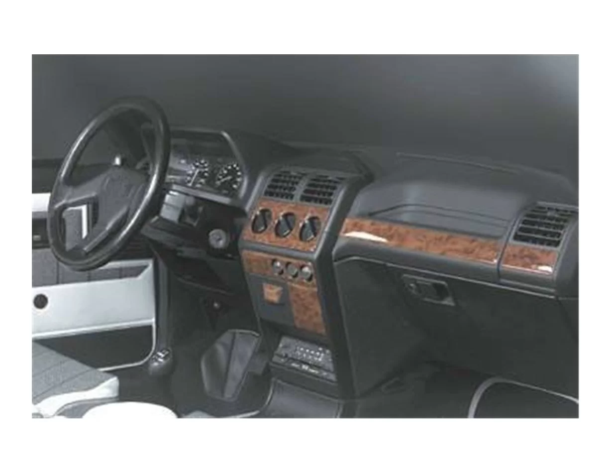 Peugeot 205 10,90-09,95 3D súprava obloženia palubnej dosky interiéru 11-dielna súprava obloženia palubnej dosky - 1