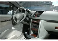 Peugeot 207 01.2007 Súprava 3D obloženia palubnej dosky interiéru Dekorácia palubnej dosky 17 dielov - 1