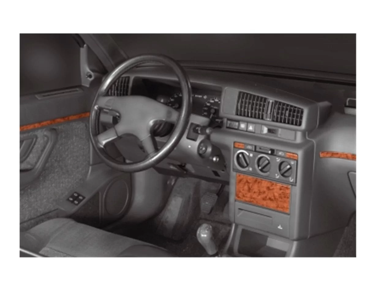 Peugeot 405 05.86-09.92 Súprava obloženia palubnej dosky 3D interiéru Dekorácia palubnej dosky 12 dielov - 1