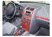 Peugeot 407 06.05-12.10 Súprava obloženia palubnej dosky 3D interiéru Dekorácia palubnej dosky 11 dielov - 1