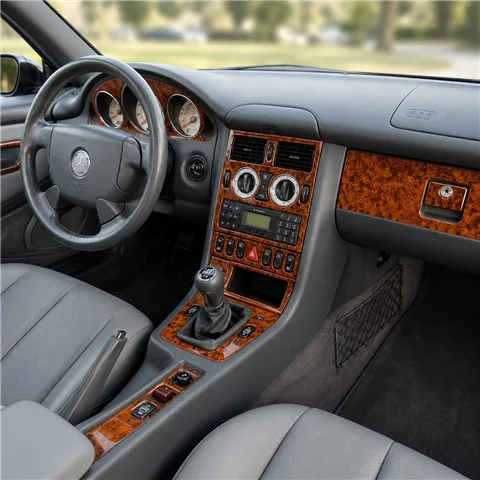Mercedes SLK (R170) 1997-2004 3D dekor palubnej dosky, 23 dielov