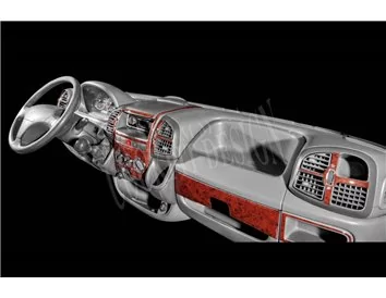 Peugeot Boxer 02.02-01.06 Súprava obloženia palubnej dosky 3D interiéru Dekorácia palubnej dosky 15 dielov - 1