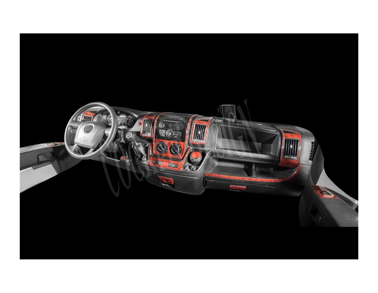Peugeot Boxer 02.2006 Súprava obloženia palubnej dosky 3D interiéru Dekorácia palubnej dosky 20 dielov - 1