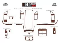 Peugeot Boxer 02.2006 Súprava obloženia palubnej dosky 3D interiéru Dekorácia palubnej dosky 20 dielov - 2