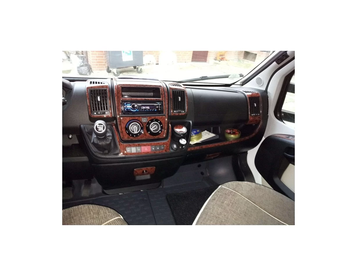 Peugeot Boxer 02.2006 Súprava obloženia palubnej dosky 3D interiéru Dekorácia palubnej dosky 23 dielov - 1