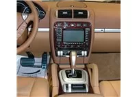 Porsche Cayenee 2003-UP S alebo bez NAVI Interiér BD Dash Trim Kit - 1 Porsche Cayenee 2003-UP S alebo bez NAVI Interiér BD Dash Trim Kit - 1