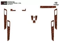 Porsche Cayenne 2018 9Y0 / 9Y3 3D Súprava obloženia palubnej dosky interiéru Dekorácia palubnej dosky 17 dielov - 2 Porsche Cayenne 2018 9Y0 / 9Y3 3D Súprava obloženia palubnej dosky interiéru Dekorácia palubnej dosky 17 dielov - 2
