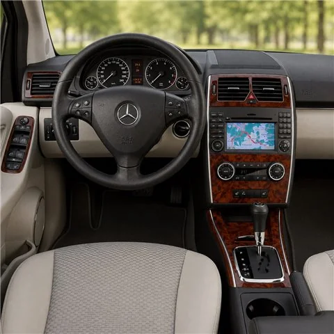 Mercedes A-Class W169 B-Class W245 2004+ 3D dekor palubnej dosky, 11 dielov