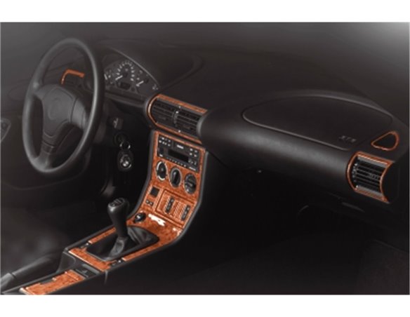 Seat Ibiza - Cordoba 08.99 - 03.02 Kit Rivestimento Cruscotto all'interno del veicolo Cruscotti personalizzati 9-Decori