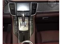 Porsche Panamera 2009-2015 3D súprava obloženia palubnej dosky interiéru 22-dielna súprava obloženia palubnej dosky - 7 Porsche Panamera 2009-2015 3D súprava obloženia palubnej dosky interiéru 22-dielna súprava obloženia palubnej dosky - 7