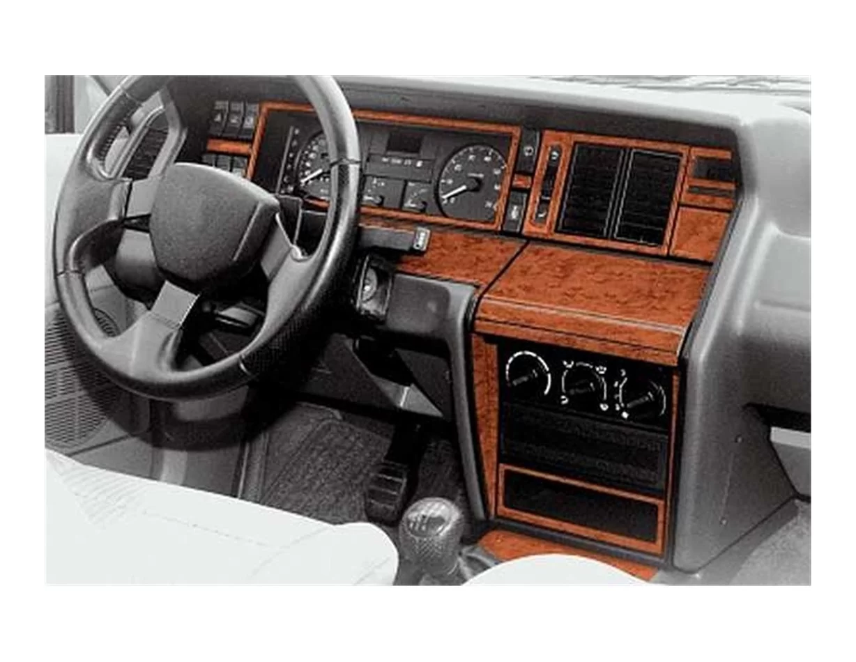 Renault 21 Manager 09.89-03.93 Súprava 3D obloženia palubnej dosky interiéru Dekorácia palubnej dosky 21 dielov - 1