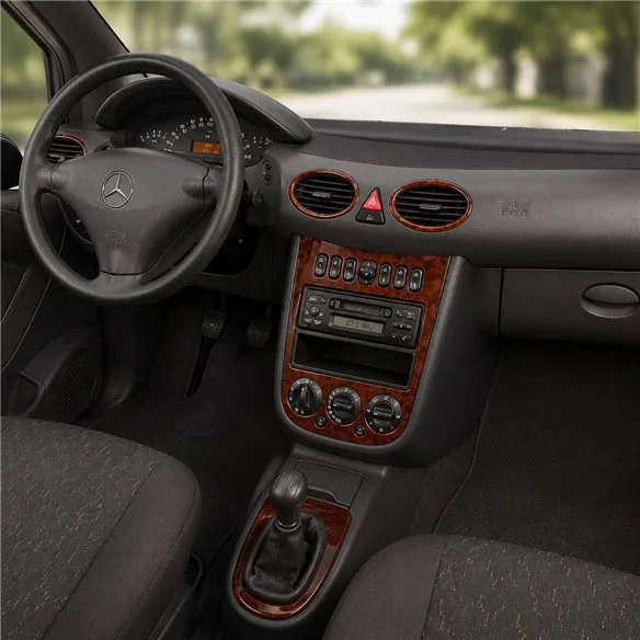 Mercedes A-Class W168 2001-2004 3D dekor palubnej dosky, 5 dielov