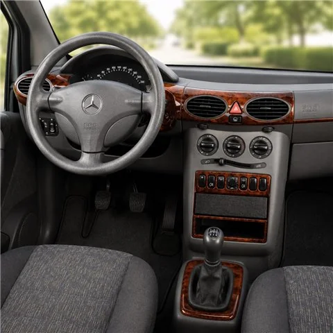 Mercedes A-Class W168 1997-2001 3D dekor palubnej dosky, 12 dielov