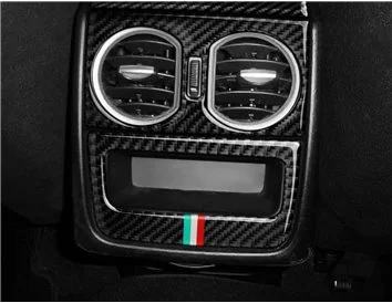 Alfa Romeo Brera 2005-2011 Súprava obloženia palubnej dosky interiéru 3D Dekor 22 dielov - 6