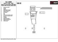 Saab 9-3 1999-2002 Automatická prevodovka, s CD prehrávačom, zhoda OEM, súprava 18 dielov Interiér BD Dash Trim Kit - 1 Saab 9-3 1999-2002 Automatická prevodovka, s CD prehrávačom, zhoda OEM, súprava 18 dielov Interiér BD Dash Trim Kit - 1