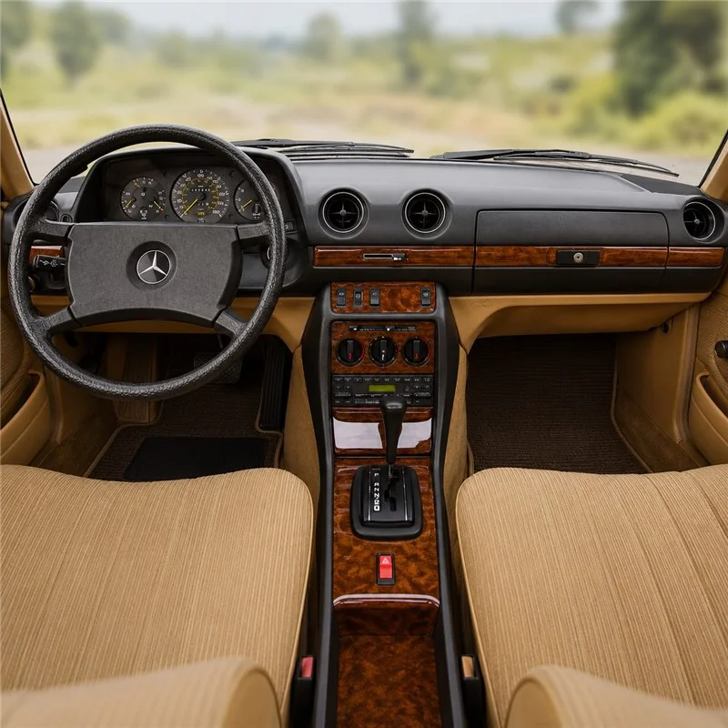 Mercedes E-Class W123 1976-1986 3D dekor palubnej dosky, 10 dielov