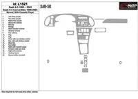 Saab 9-3 1999-2002 Manuálna prevodovka, S kompaktným kazetovým prehrávačom, Bez OEM, Súprava 20 dielov Interiér BD Dash Trim Kit Saab 9-3 1999-2002 Manuálna prevodovka, S kompaktným kazetovým prehrávačom, Bez OEM, Súprava 20 dielov Interiér BD Dash Trim Kit