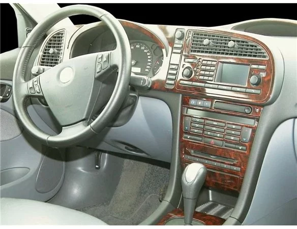Saab 9-3 2003-2006 Automatická prevodovka, s informačno-zábavným interiérom BD Dash Trim Kit