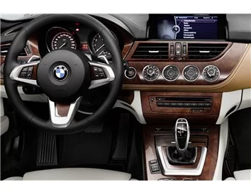 BMW Z4 E89 2009–2016 Súprava obloženia palubnej dosky 3D interiéru Dekorácia palubnej dosky 37 dielov - 1