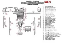 Saab 9-3 2003-2006 Automatická prevodovka, bez interiéru infotainment centra BD súprava obloženia palubnej dosky - 2 Saab 9-3 2003-2006 Automatická prevodovka, bez interiéru infotainment centra BD súprava obloženia palubnej dosky - 2