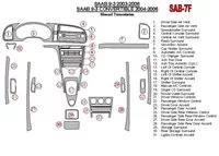 Saab 9-3 2003-2006 manuálna prevodovka, bez interiéru infotainment centra BD súprava obloženia palubnej dosky - 2 Saab 9-3 2003-2006 manuálna prevodovka, bez interiéru infotainment centra BD súprava obloženia palubnej dosky - 2