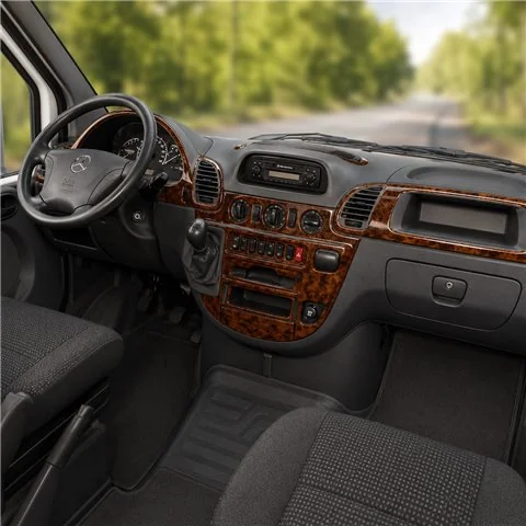 Mercedes Sprinter W903 2000-2006 3D dekor palubnej dosky, 24 dielov