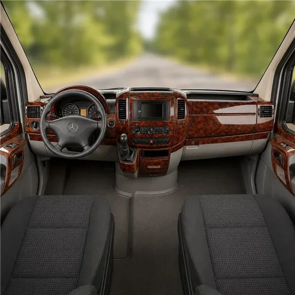 Mercedes Sprinter W906 2015+ 3D dekor palubnej dosky, 51 dielov