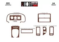 Seat Arosa 04.97-01.01 3D súprava obloženia palubnej dosky interiéru 10-dielna súprava obloženia palubnej dosky - 2 Seat Arosa 04.97-01.01 3D súprava obloženia palubnej dosky interiéru 10-dielna súprava obloženia palubnej dosky - 2