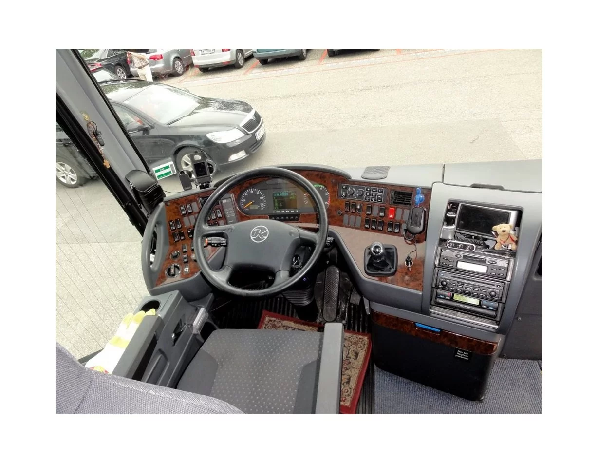 Setra 4-Series 01.2002 Súprava 3D obloženia palubnej dosky interiéru Dekorácia palubnej dosky 25 dielov - 1