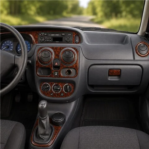 Dacia Solenza 2004+ 3D dekor palubnej dosky, 27 dielov