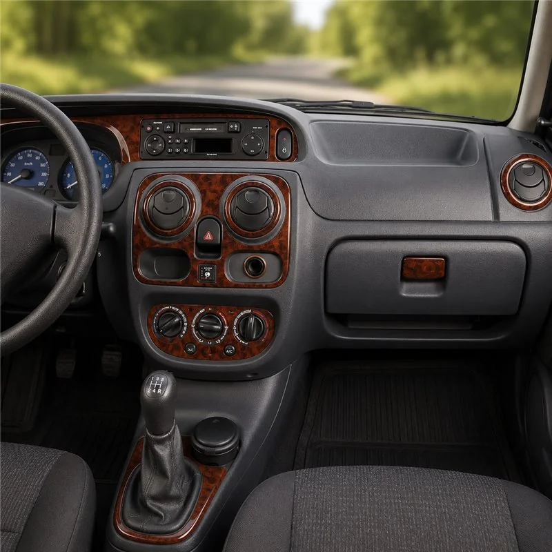 Dacia Solenza 2004+ 3D dekor palubnej dosky, 27 dielov