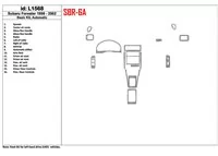 Subaru Forester 1998-2002 automatická prevodovka, základná sada, sada 16 dielov Interiér BD Dash Trim Kit - 1 Subaru Forester 1998-2002 automatická prevodovka, základná sada, sada 16 dielov Interiér BD Dash Trim Kit - 1