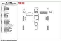 Subaru Forester 1998-2002 automatická prevodovka, kompletná sada, sada 30 dielov Interiér BD Dash Trim Kit - 1 Subaru Forester 1998-2002 automatická prevodovka, kompletná sada, sada 30 dielov Interiér BD Dash Trim Kit - 1