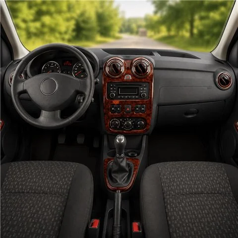 Dacia Sandero 2010+ 3D dekor palubnej dosky, 22 dielov