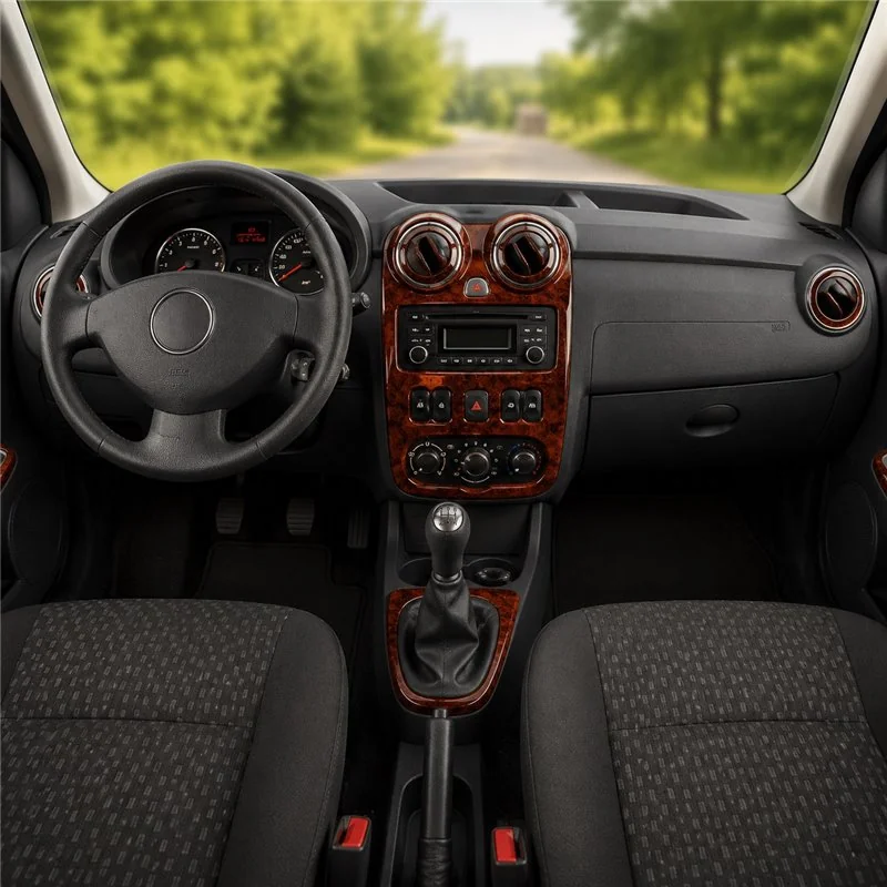Dacia Sandero 2010+ 3D dekor palubnej dosky, 22 dielov