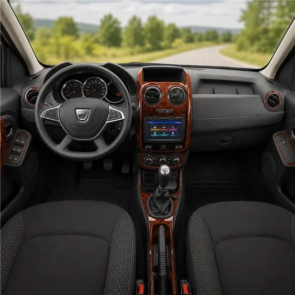 Dacia Duster 2013+ 3D dekor palubnej dosky, 13 dielov